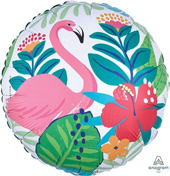 Tropical Flamingo Balloon - 5-Pack - Image 1