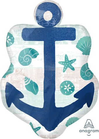 Anchor Sea Sand & Sun Balloon - 3-Pack - Image 1