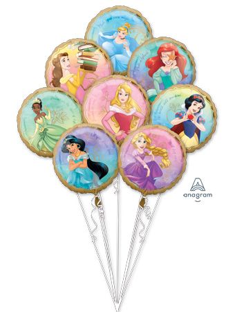 Princess Balloon Bouquet - Disney Princesses - Image 1