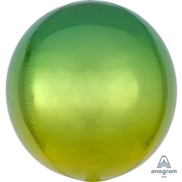 Ombre Yellow & Green Foil Balloon 16 Inch - Image 1