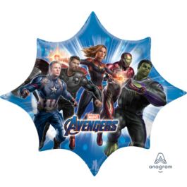 Avengers Balloon 35 Inch Foil - Marvel Superhero Party Decor - Image 1