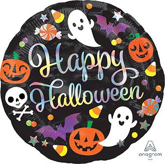 Happy Halloween Balloon - 5-Pack - Image 1
