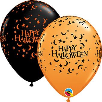 Happy Halloween Balloons - Bag of 50 - Image 1