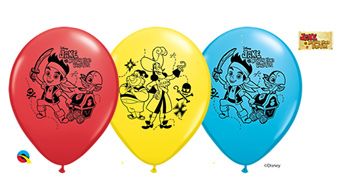 Jake & The Never Land Pirates Balloons - 25 Count - Image 1