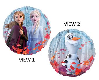 Frozen 2 Balloons - 5-Pack Anna Elsa Olaf - Image 1