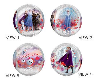 Frozen 2 Clear Balloons - 3-Pack - Image 1