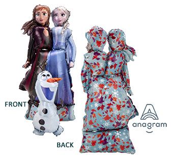 Frozen 2 Anna Elsa Olaf 58" Foil Balloon - Party Supplies - Image 1