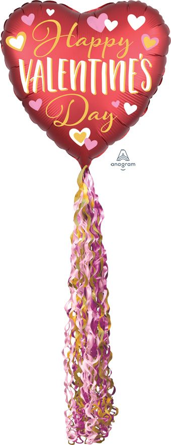 Valentine's Day Heart Balloon 32" - Party Supplies - Image 1