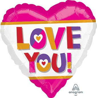 Love You Balloons - 5-Pack - Image 1
