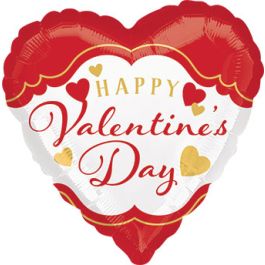 Heart Balloon 18 Inch Foil - Valentine's Day Decor - Image 1