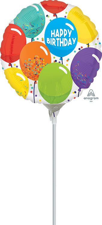 Happy Birthday Balloon - 5-Pack - Image 1