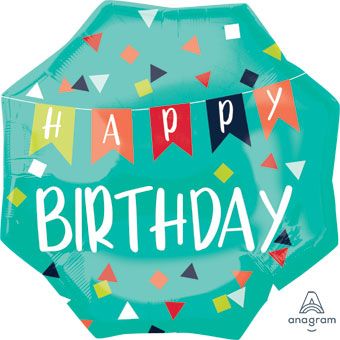 Happy Birthday Balloon - 3-Pack - Image 1