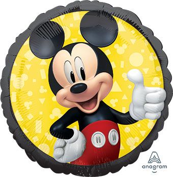 Mickey Mouse Balloons - 5-Pack - Image 1