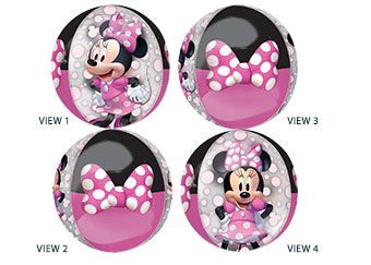 Minnie Mouse Balloons - 3-Pack - Image 1