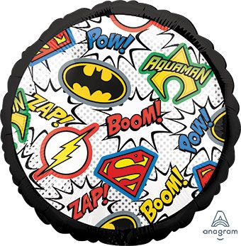 Justice League Balloons - 5-Pack - Image 1