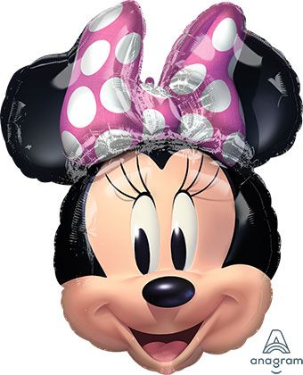 Minnie Mouse Balloons - 3-Pack - Image 1
