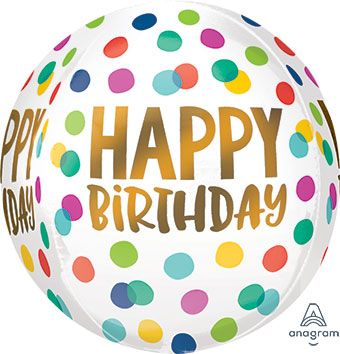 Happy Birthday Balloon 16" - 3-Pack - Image 1
