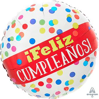 ¡Feliz Cumpleaños! Balloons - 5-Pack - Image 1
