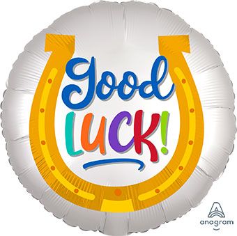 Good Luck Horseshoe Balloons - 5-Pack - Image 1