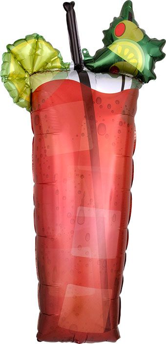 Bloody Mary Balloon 37" - 3-Pack - Image 1