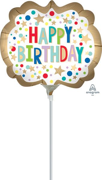 Happy Birthday Balloon - 5-Pack - Image 1