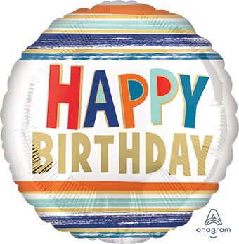 Happy Birthday Balloon - 5-Pack - Image 1