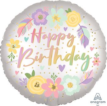 Happy Birthday Balloon - 5-Pack - Image 1
