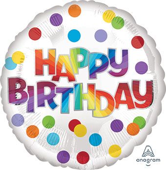 Happy Birthday Balloon - 5-Pack - Image 1