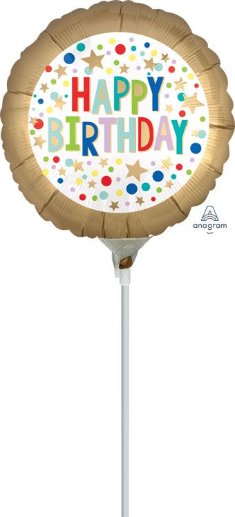 Happy Birthday Balloon - 5-Pack - Image 1