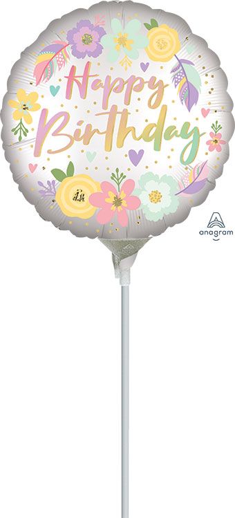 Happy Birthday Balloon - 5-Pack - Image 1