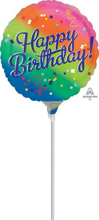 Happy Birthday Balloons - 5-Pack - Image 1