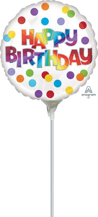 Happy Birthday Balloon - 5-Pack - Image 1