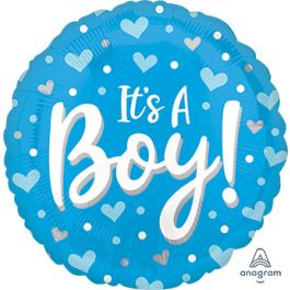 It's A Boy Foil Balloon 18 Inch - Image 1