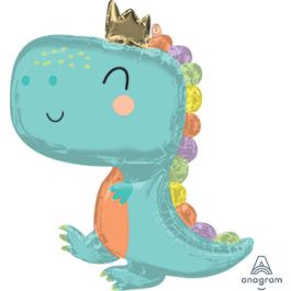 Baby Dinosaur Balloon 31 Inch Foil - Kids Birthday Decor - Image 1