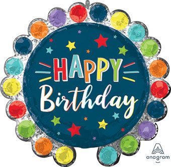 Happy Birthday Balloon - 3-Pack - Image 1