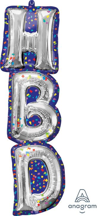 HBD Balloon 3-Pack - Birthday Party Decorations - Image 1