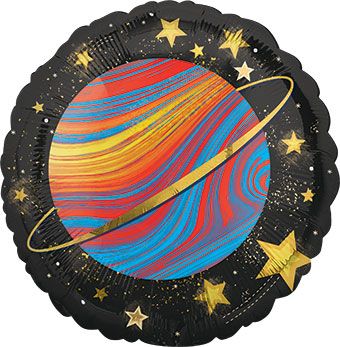 Planet Shooting Star Balloons - 5-Pack - Image 1