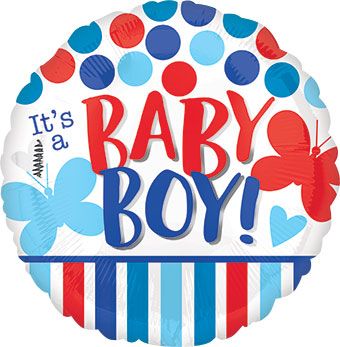 Baby Boy Balloon - 5-Pack - Image 1