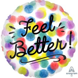 Feel Better Foil Balloon 18 Inch - 5-Pack - Image 1
