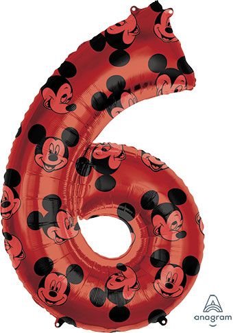 Mickey Mouse Balloon 3-Pack - 34" Foil Birthday Decor - Image 1