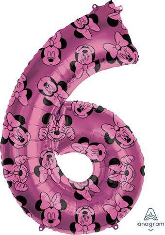 Minnie Mouse Balloon 3-Pack - 34" Foil Birthday Decor - Image 1