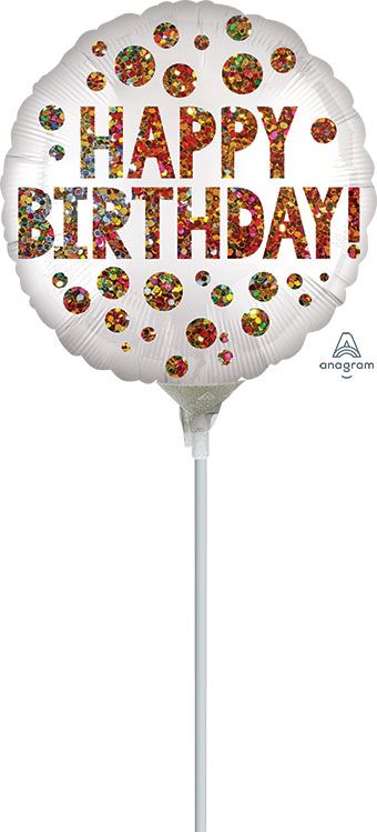 Happy Birthday Balloon - 5-Pack - Image 1