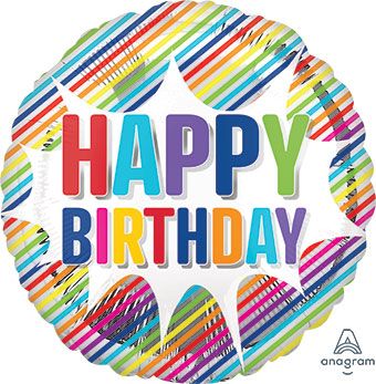 Happy Birthday Balloon - 5-Pack - Image 1