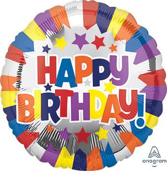 Happy Birthday Balloon - 5-Pack - Image 1
