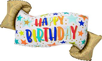 Happy Birthday Balloon 36" Foil - Party Decoration - Image 1