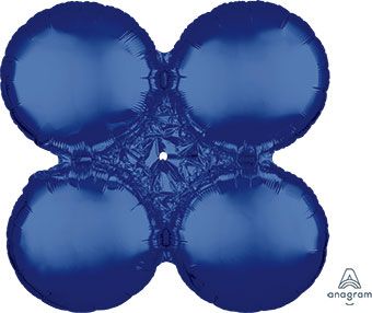 Large Navy Blue Magic Arch Foil Balloons - Party Decor - Image 1