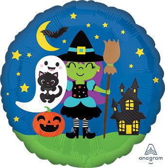 Halloween Crew Balloons - 5-Pack - Image 1