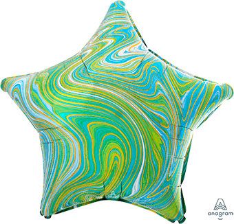 Marble Star Balloon - 5-Pack - Image 1