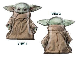 Baby Yoda Balloon 31" - Star Wars Birthday Party - Image 1
