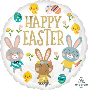 Easter Balloons - 5-Pack - Image 1